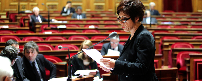 Nicole Bonnefoy au Sénat