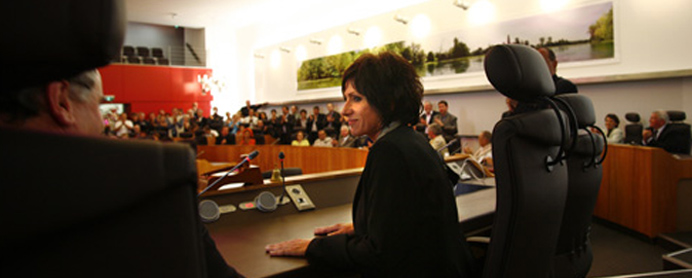 Nicole Bonnefoy au Conseil général Nicole Bonnefoy au Conseil général