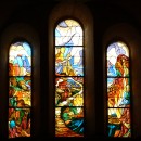 Inauguration des vitraux de l'église de Villejésus. Photo : N. Bonnefoy