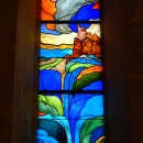 Inauguration des vitraux de l'église de Villejésus. Photo : N. Bonnefoy