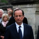 François Hollande lors du 16ème anniversaire de la mort de François Mitterrand à Jarnac. Photo : T. Kluba