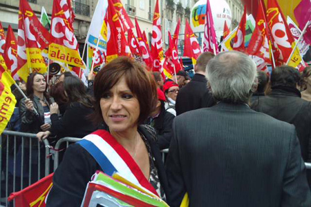 Manifestation du 05/10/10 à Paris contre le projet de réforme des retraites.