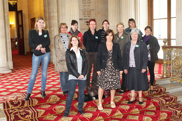 Visite du Sénat avec les femmes de la FFB16