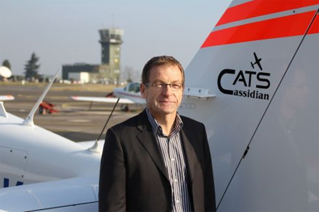 Laurent Blattner, le président de Cats, ne cache pas sa joie d'avoir remporté de nouveaux marchés pour son entreprise. Photo : Archives F. B.