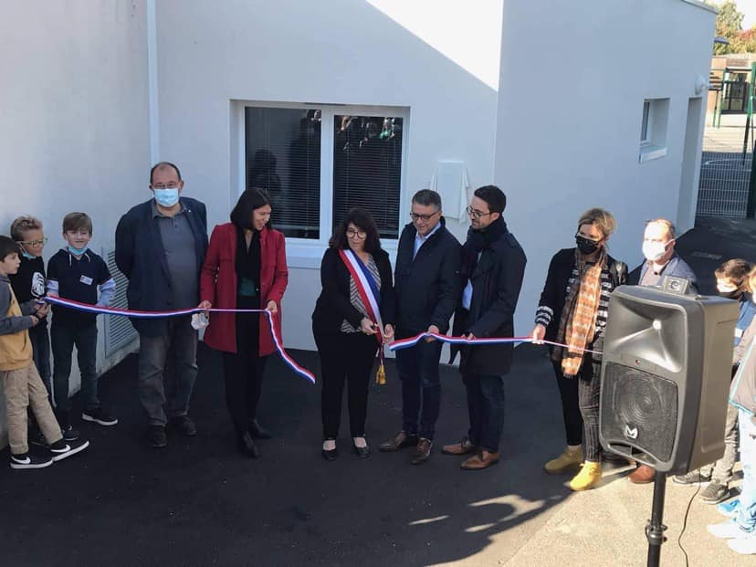 Fléac : Inauguration de la nouvelle cantine