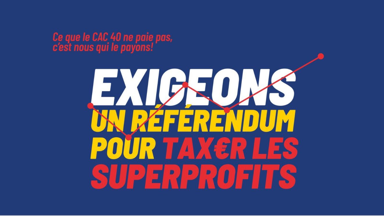Proposition de loi présentée en application de l'article 11 de la Constitution portant création d'une contribution additionnelle sur les bénéfices exceptionnels des grandes entreprises