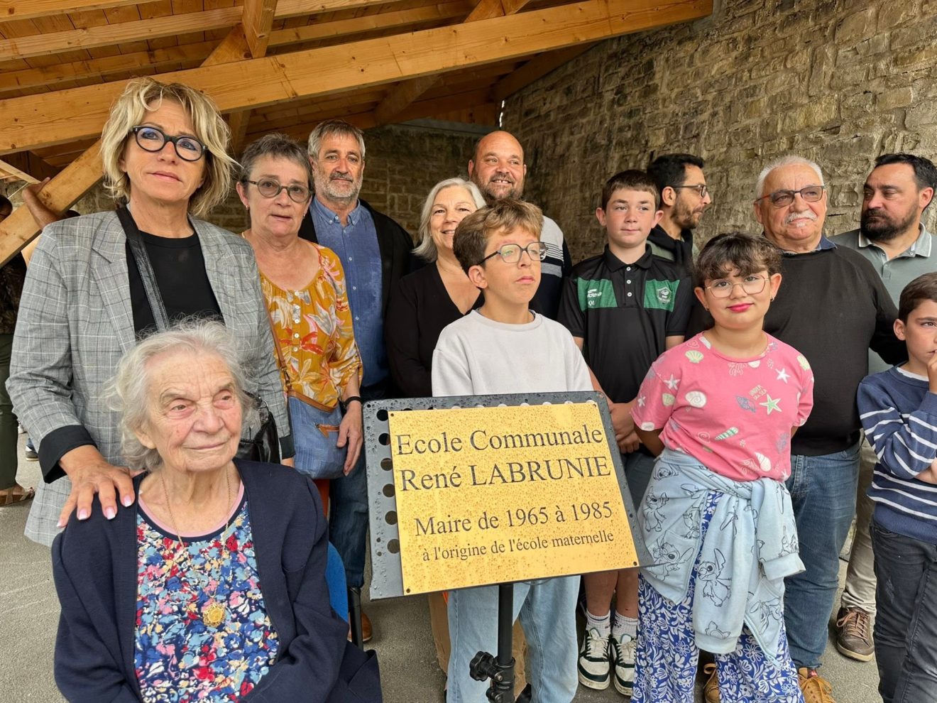 Cellefrouin - Inauguration du nouveau nom de l'école