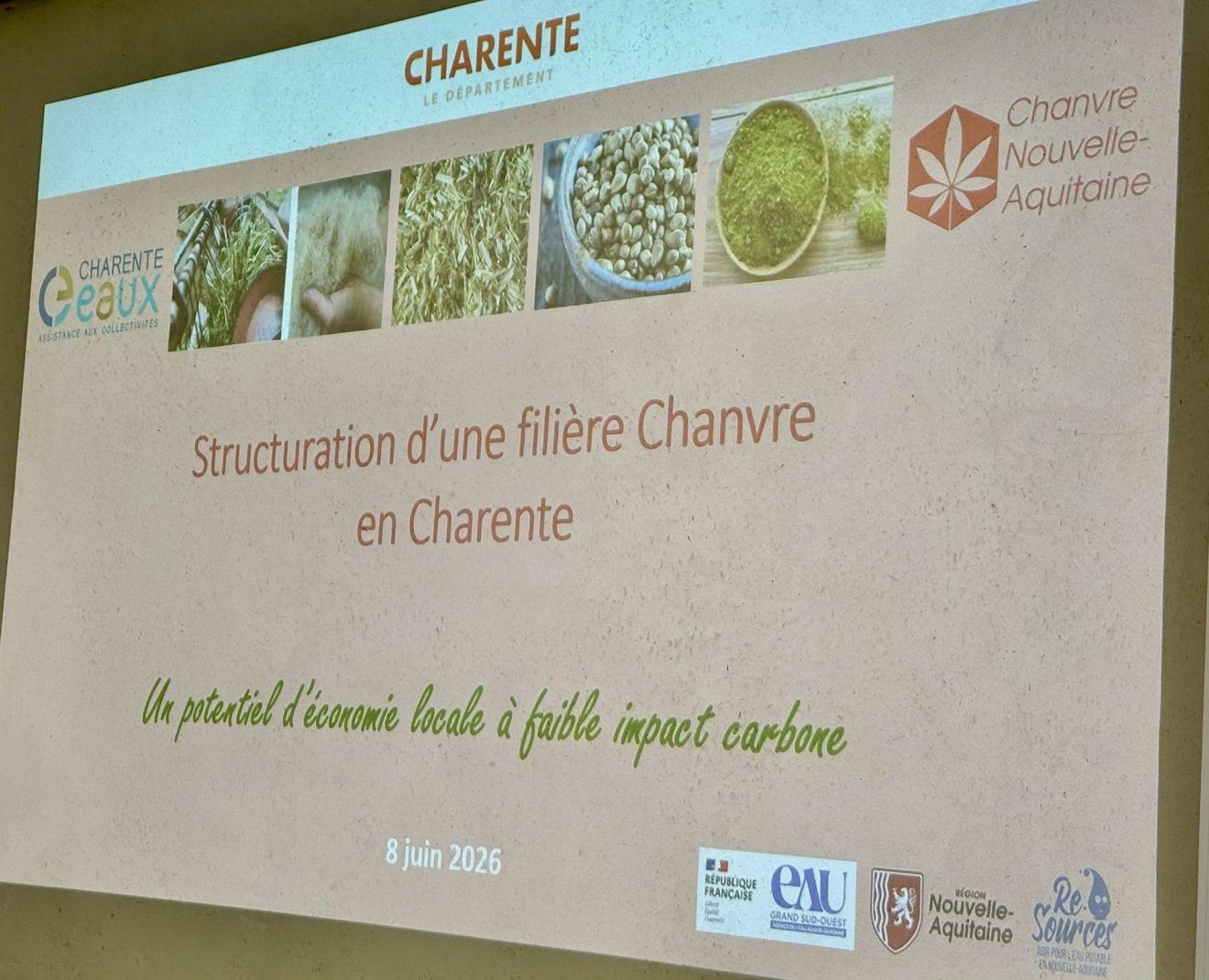 Filière chanvre en Charente - Restitution des actions engagées